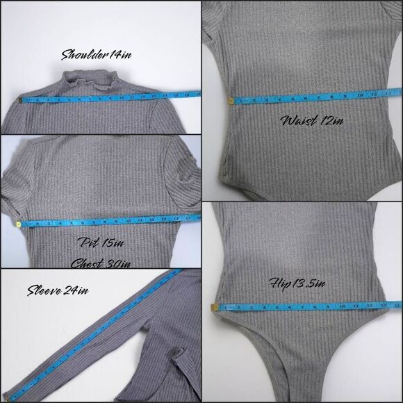 Lettice Trim Bodysuit(O009)-Size S for Women - Picture 9 of 10